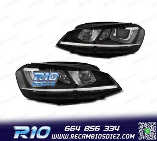 FAROS PARA VOLKSWAGEN VW GOLF 7 12-17 LUZ DIURNA DINAMIC FON