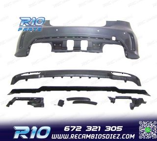 PARAGOLPES TRASERO MERCEDES CLASE A W176 12-18 LOOK AMG A45