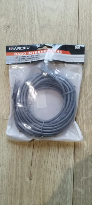 Cabo de Rede Marceu Internet RJ45 5M