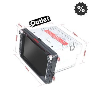 EV RADIO NAVEGADOR 8" VOLKSWAGEN VW USB GPS TACTIL HD M00036