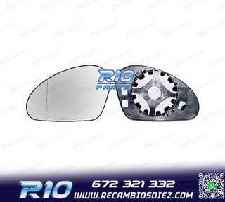 CRISTAL ESPEJO BASE IZQUIERDO SEAT ALTEA 04-09 ASFERICO