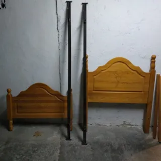 Cabecero clásico madera maciza