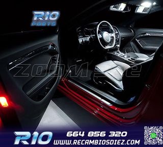KIT 16 BOMBILLAS LED INTERIOR AUDI A5 S5 RS5 B8 08-15