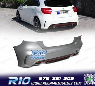 PARAGOLPES TRASERO MERCEDES A W176 12-15 LOOK AMG
