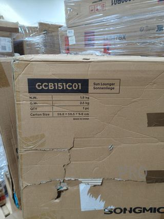 Lettino da spiaggia SONGMICS