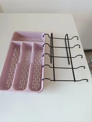 Escurridor cubiertos y organizador cajón