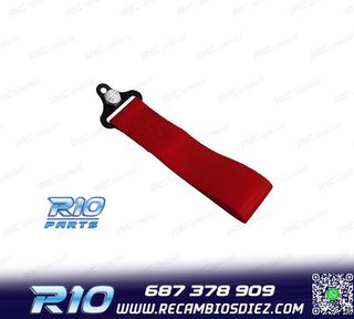 CINTA DE REMOLQUE ROJA EN TELA