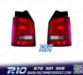 PILOTOS PARA VOLKSWAGEN VW TRANSPORTER T5 1P 10- AHUMADO ROJ