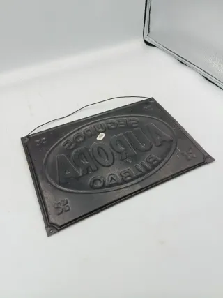 ANRIGUA PLACA SEGUROS AURORA BILBAO