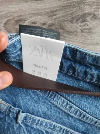 Pantalones vaqueros Zara anchos talla 42