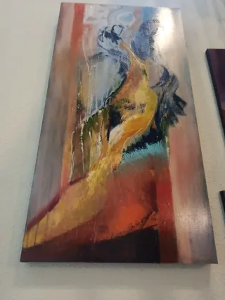 Cuadro abstracto original, grande.