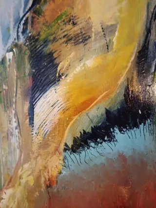 Cuadro abstracto original, grande.