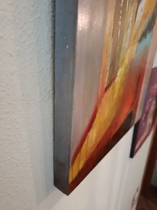 Cuadro abstracto original, grande.