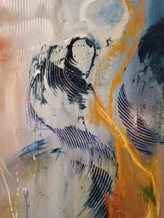 Cuadro abstracto original, grande.