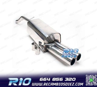SILENCIOSO ESCAPE PARA VOLKSWAGEN VW GOLF IV 09 1996- INOX x