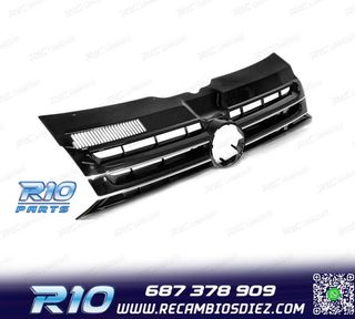 PARRILLA VOLKSWAGEN VW T5 CARAVELLE MULTIVAN 10-15 NEGRO CRO