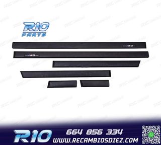 MOLDURAS LATERALES DE PUERTA BMW E36 LOOK M3 COUPÉ CABRIO