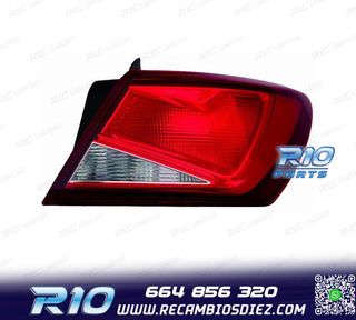 PILOTO DCH SEAT LEON 12-17 BLANCO ROJO