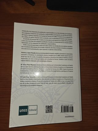 Introducción a los compuestos de coordinación y...