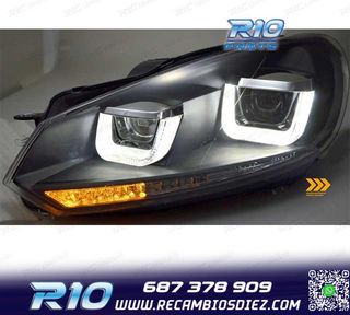 FAROS PARA VOLKSWAGEN VW GOLF VI LIMOUSINE 08-12 FULL LED DI