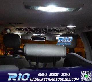 KIT 18 BOMBILLAS LED INTERIOR PARA RENAULT LAGUNA II MK2 01-