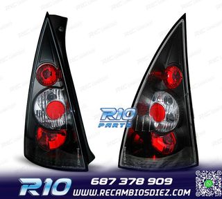 PILOTOS CITROEN C3 02-05 NEGROS