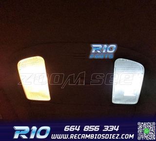 KIT 8 BOMBILLAS LED INTERIOR TOYOTA HILUX MK8 MKVIII 15-