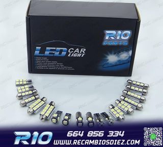 KIT 8 BOMBILLAS LED INTERIOR TOYOTA HILUX MK8 MKVIII 15-