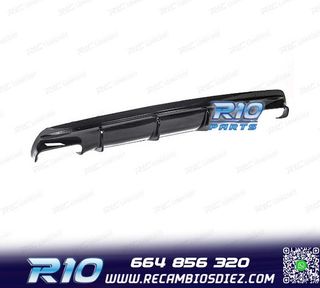 DIFUSOR MERCEDES CLA C117 AMG 13-15 LOOK CLA45 NEGRO BRILLO