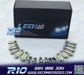 KIT 18 BOMBILLAS LED INTERIOR BMW SERIE 3 E46 WAGON TOURING