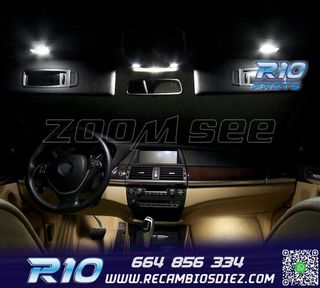 KIT 21 BOMBILLAS LED INTERIOR BMW X5 E70 07-13