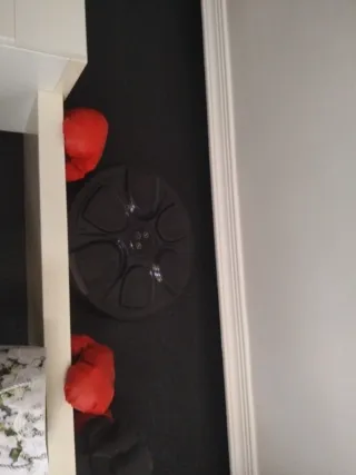 Juego de guantes de boxeo y carrete de película