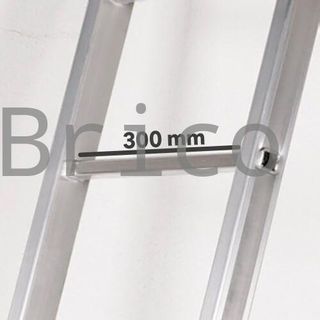 Escalera Aluminio 3x12 CUERDA - 3,44+3,44+3,44 M - 80x25mm