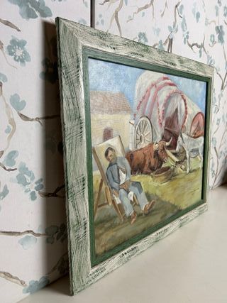 Óleo C. Alcántara López - Buey 1985