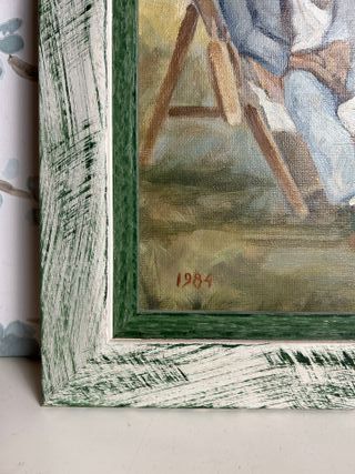 Óleo C. Alcántara López - Buey 1985