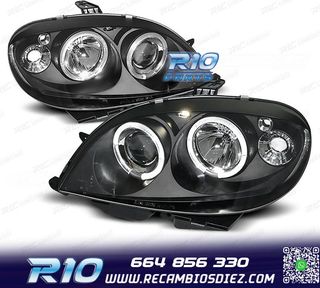 FAROS CITROEN SAXO 99-04 OJOS ANGEL FONDO NEGRO