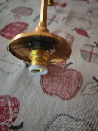 Lámpara antigua dorada