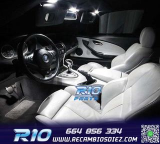 KIT 18 BOMBILLAS LED INTERIOR BMW 1 SERIE E88 CONVERTIBLE CA