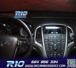 KIT 15 BOMBILLAS LED INTERIOR PARA OPEL ASTRA H OPC GTC HATC