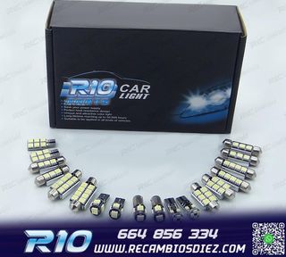 KIT 8 BOMBILLAS LED PARA SEAT LEON MK1 1M 99-06