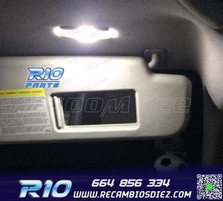 KIT 15 BOMBILLAS LED INTERIOR PARA SEAT LEON 1 M 1 99-06