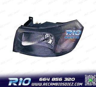 FARO IZQ PARA FORD TRANSIT 00-06 FONDO NEGRO