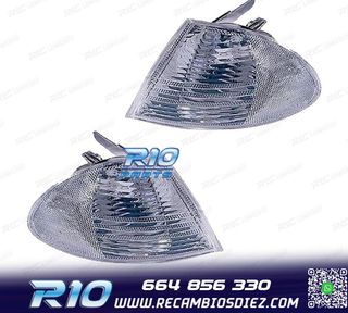 INTERMITENTES FRONTALES BMW E46 BERLINA 98-01 CROMO OPACO