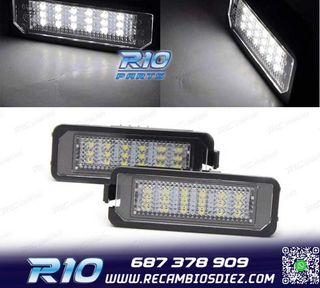 LUCES MATRÍCULA LED VOLKSWAGEN VW GOLF IV V VI VII PASSAT N