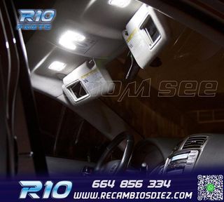 KIT 14 BOMBILLAS LED INTERIOR PARA FIAT STILO 192 01-07