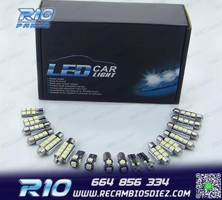 KIT 14 BOMBILLAS LED INTERIOR PARA FIAT STILO 192 01-07
