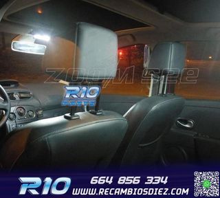 KIT 15 BOMBILLAS LED INTERIOR PARA RENAULT CLIO III MK3 GRAN