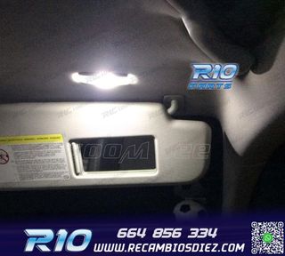 KIT 16 BOMBILLAS LED INTERIOR PARA SEAT TOLEDO MK2 1 M 1M2 9