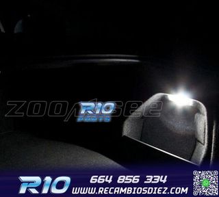 KIT 16 BOMBILLAS LED INTERIOR PARA SEAT TOLEDO MK2 1 M 1M2 9
