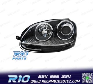 FARO IZQ XENON VOLKSWAGEN VW GOLF 5 GTI 03-08 FONDO NEGRO